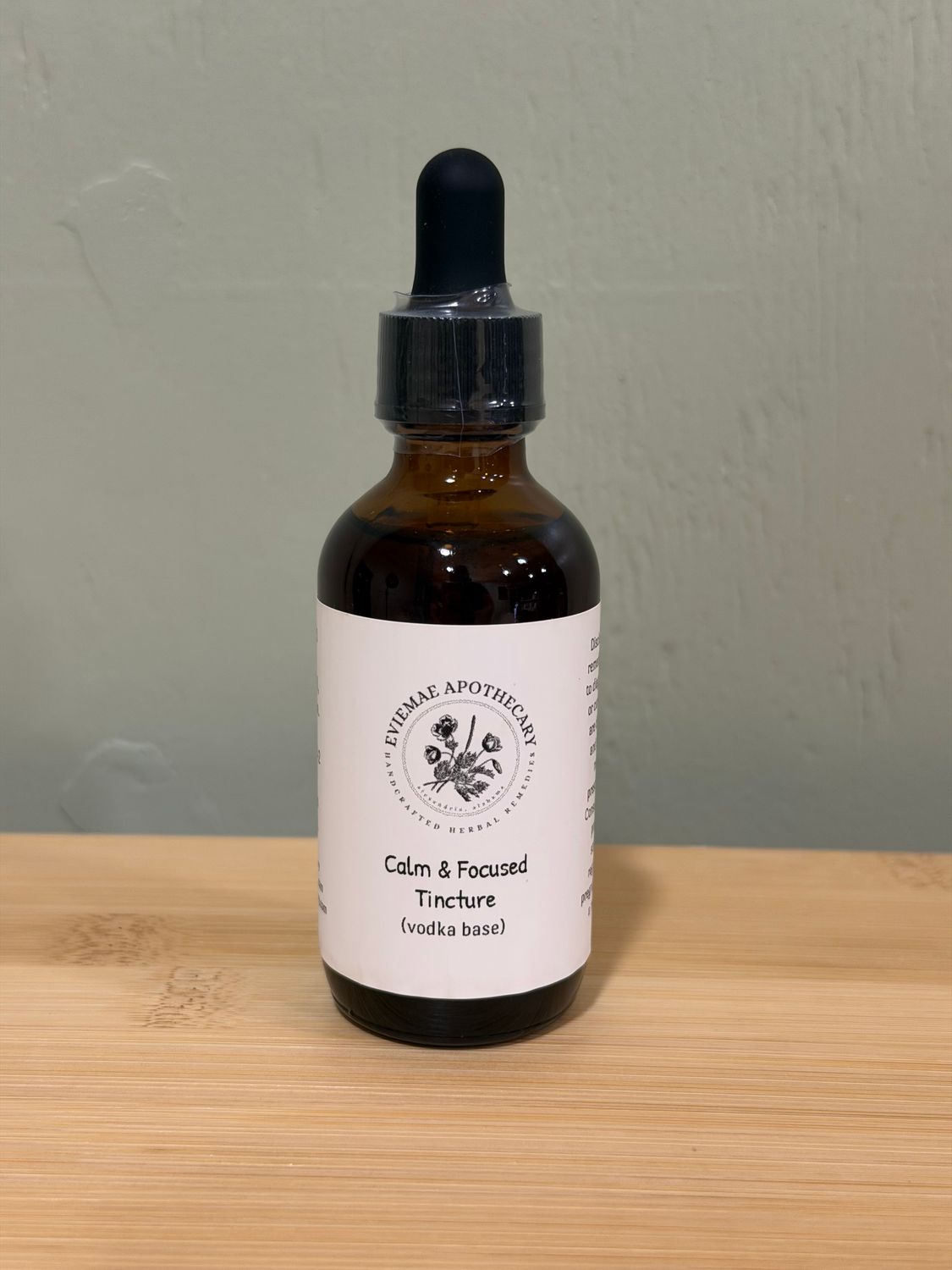 Calm &amp; Focused Tincture (vodka based)