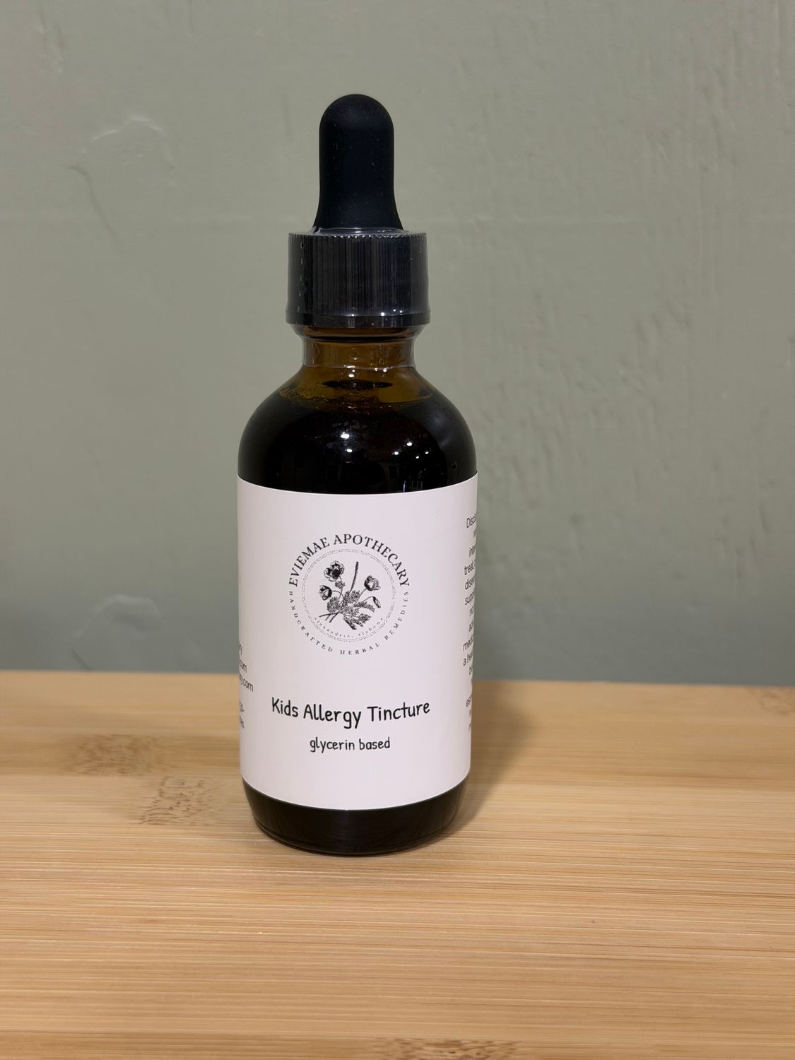 Kid's Allergy Tincture (glycerin based)