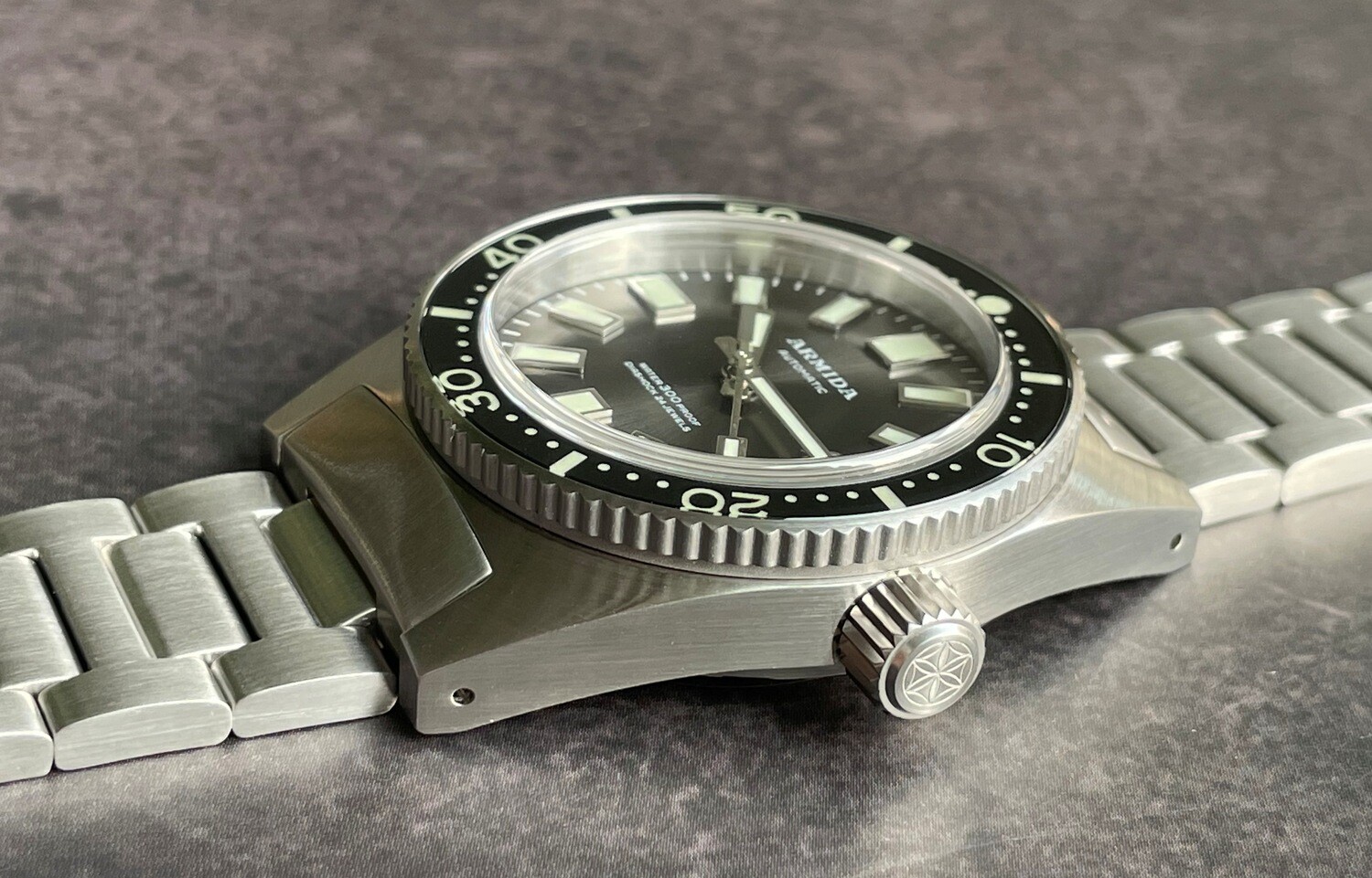 Armida A12 grey sapphire bezel