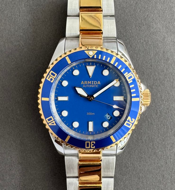 Armida A2 blue dial NH35  two tone