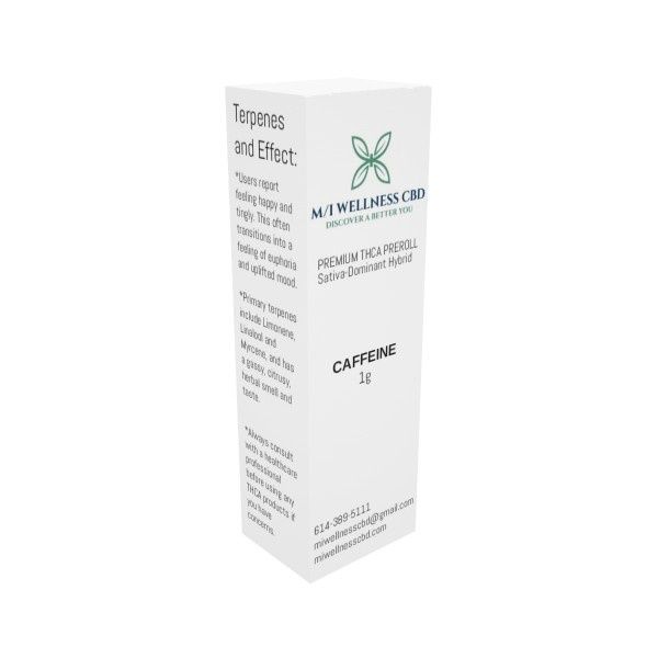 Premium THCA Prerolls - 2pk, Flavor: Caffeine