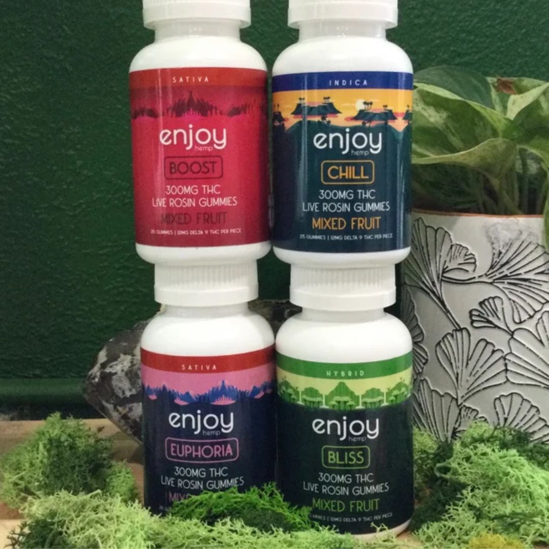 Enjoy D9 300mg 25ct Gummies, Variety: Boost