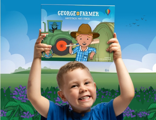 George The Farmer Paper Book
