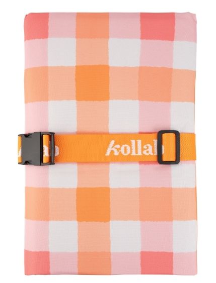 Medium Mat Watermelon Peach Check