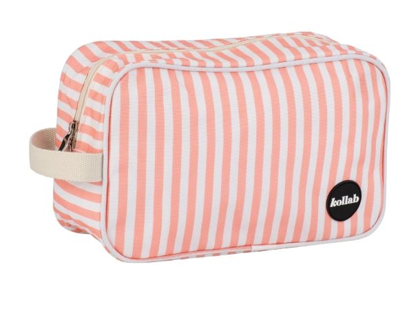 Travel Bag Coral Stripe