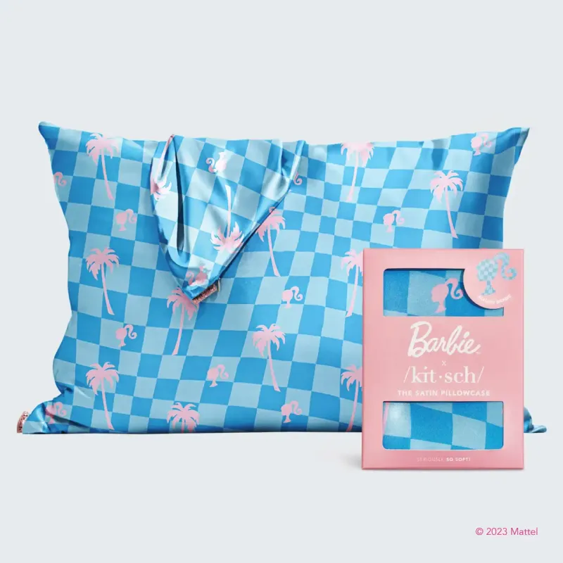 Barbie X Kitsch Satin Pillowcase - Malibu Barbie