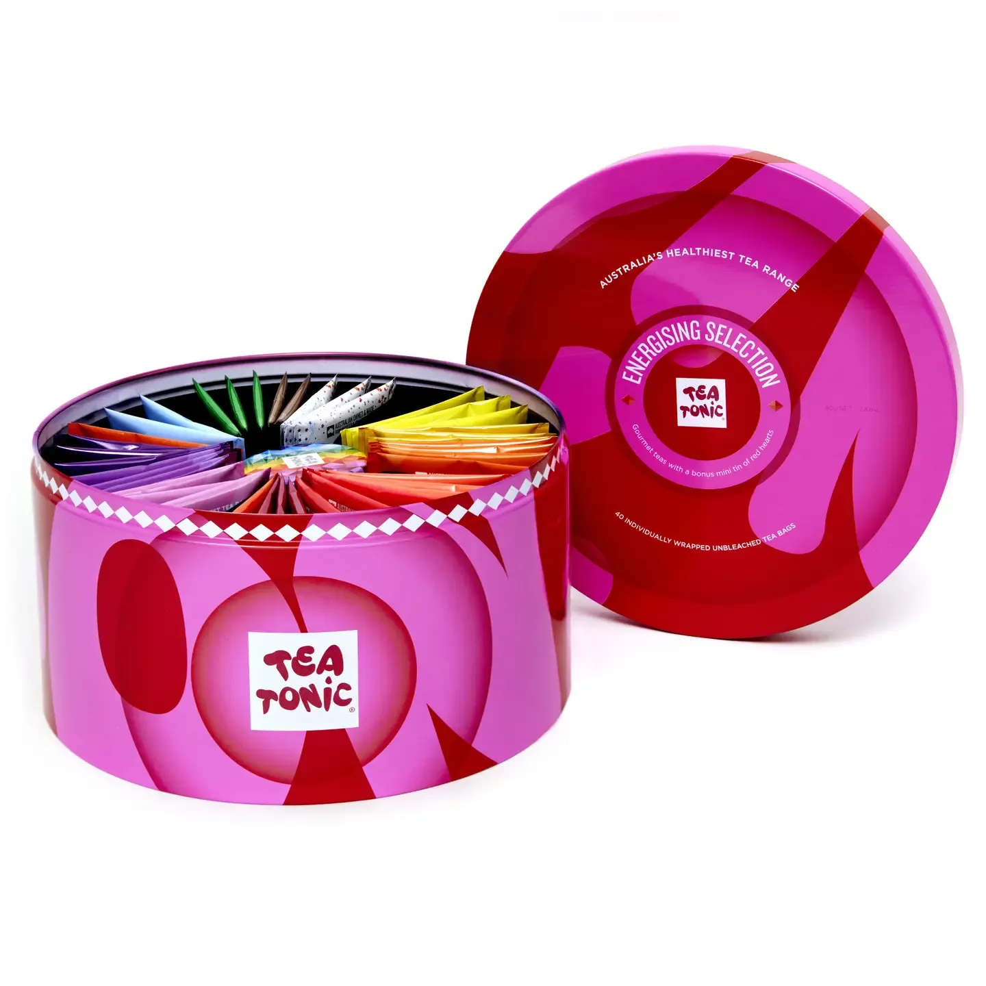 Energising Selection Round Tea Tin