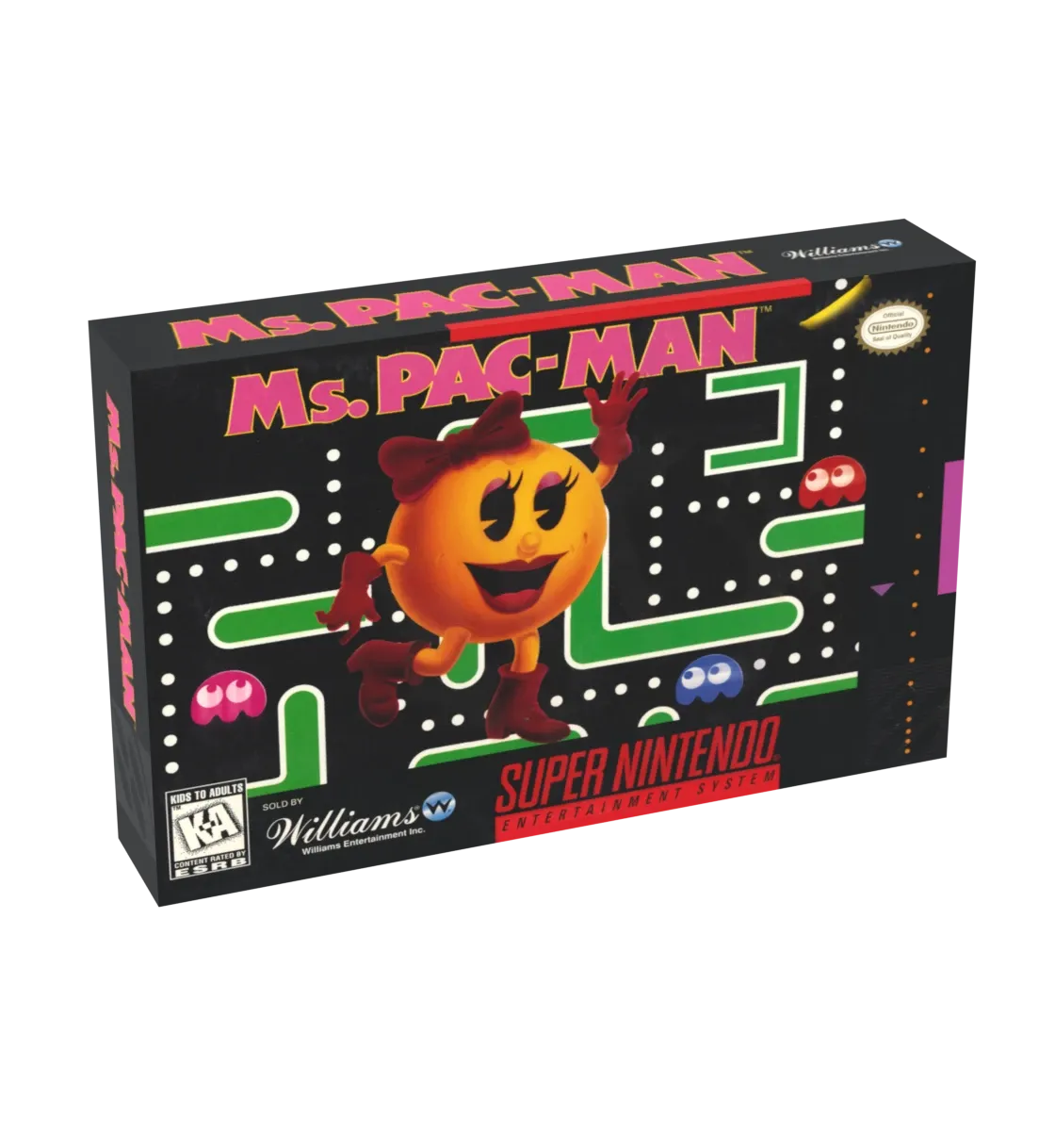 Ms. Pac-Man Reproduction Box