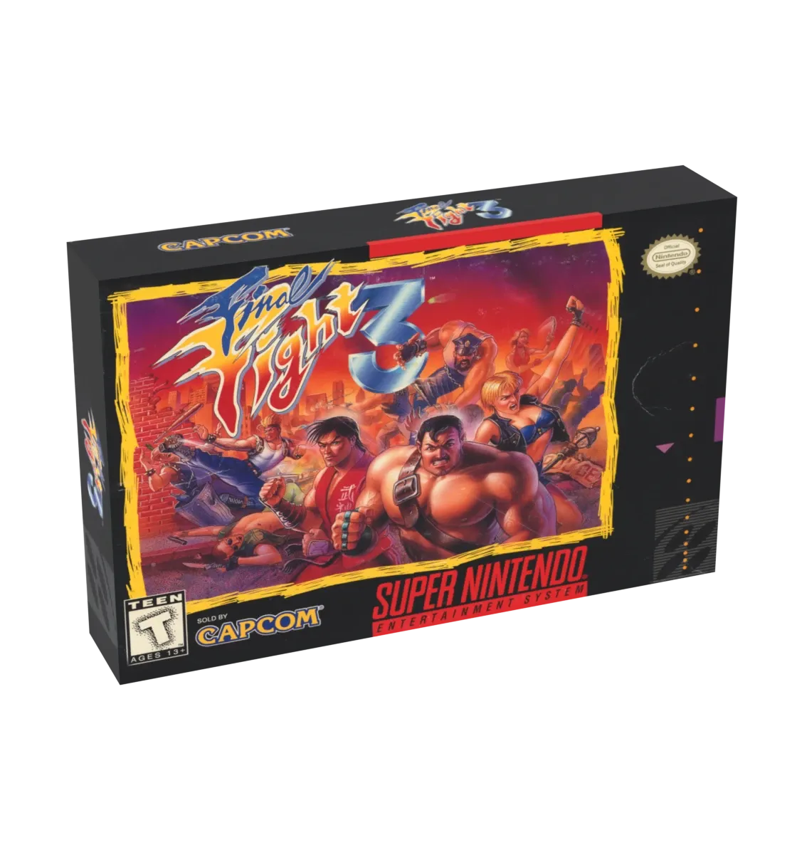 Final Fight 3 Reproduction Box