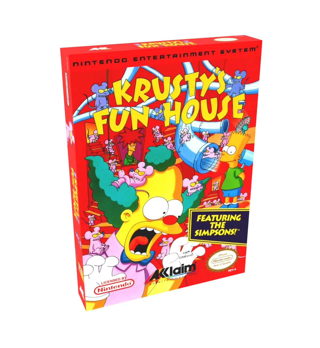 Krusty&#39;s Fun House Reproduction Box