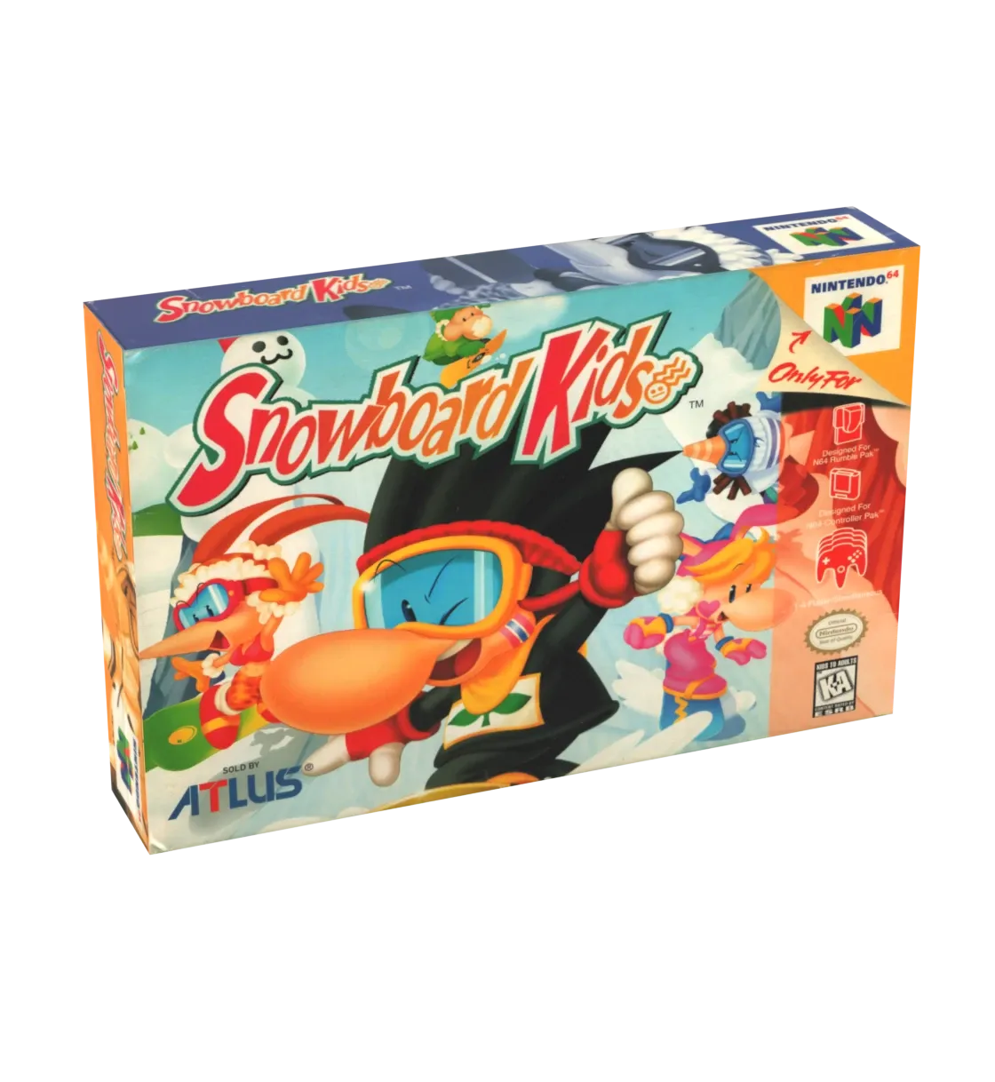 Snowboard Kids Reproduction Box
