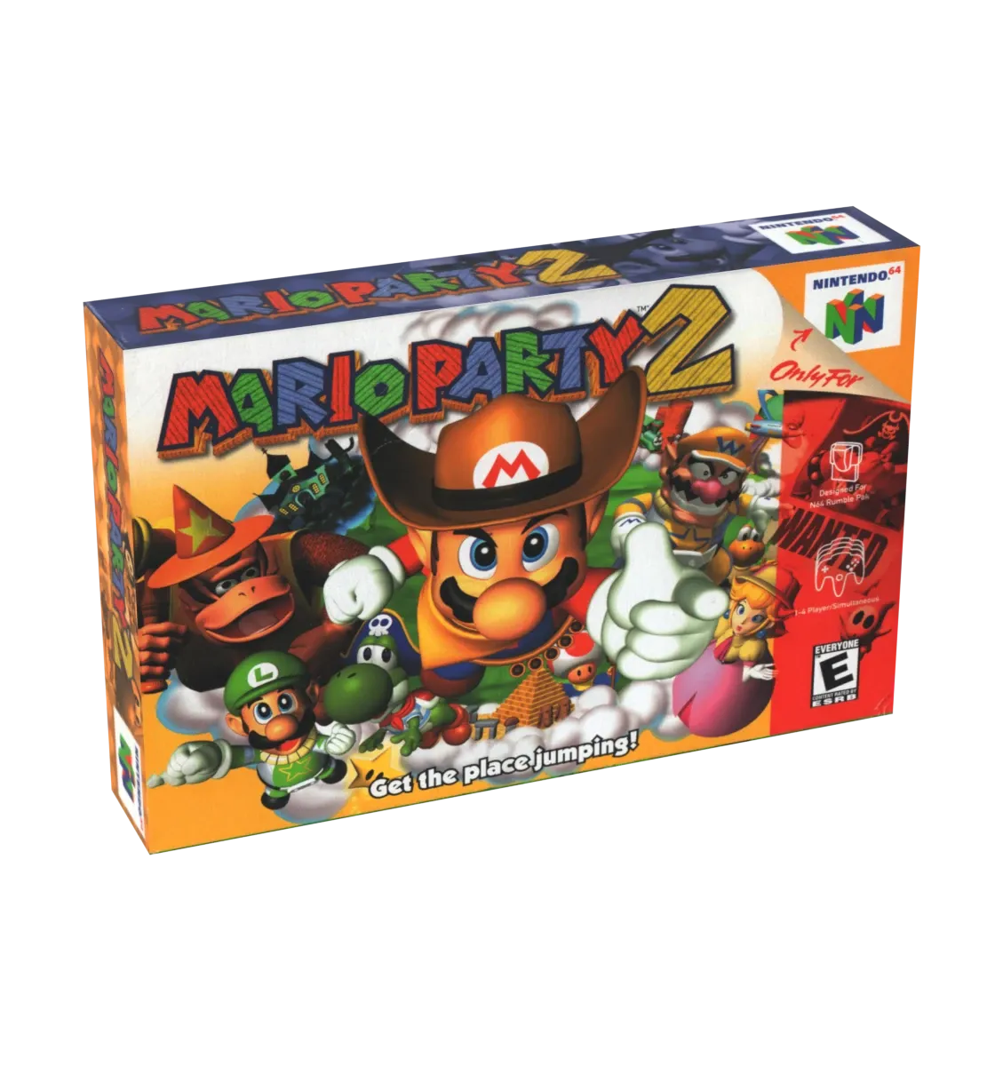 Mario Party 2 Reproduction Box