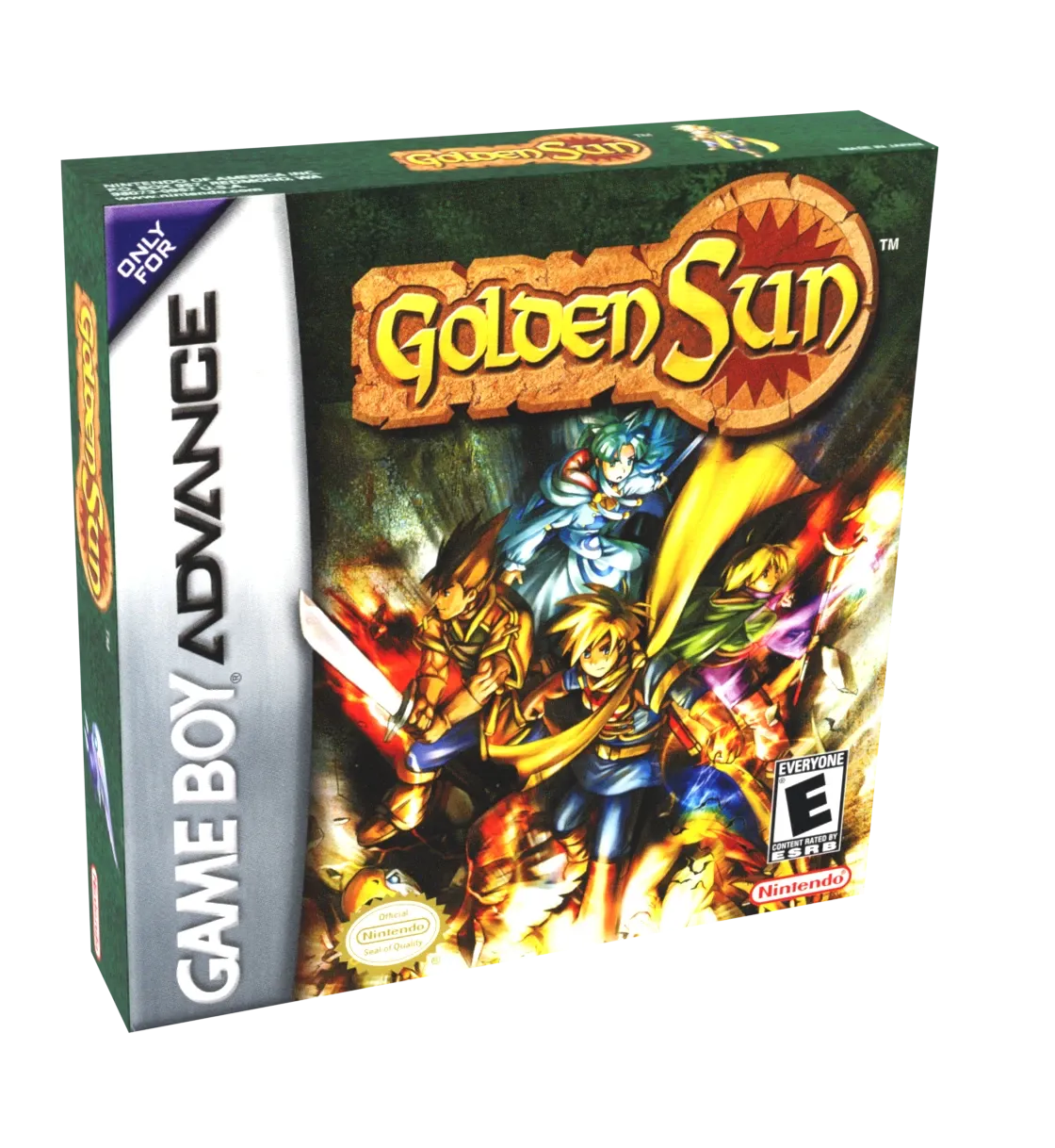 Golden Sun Reproduction Box