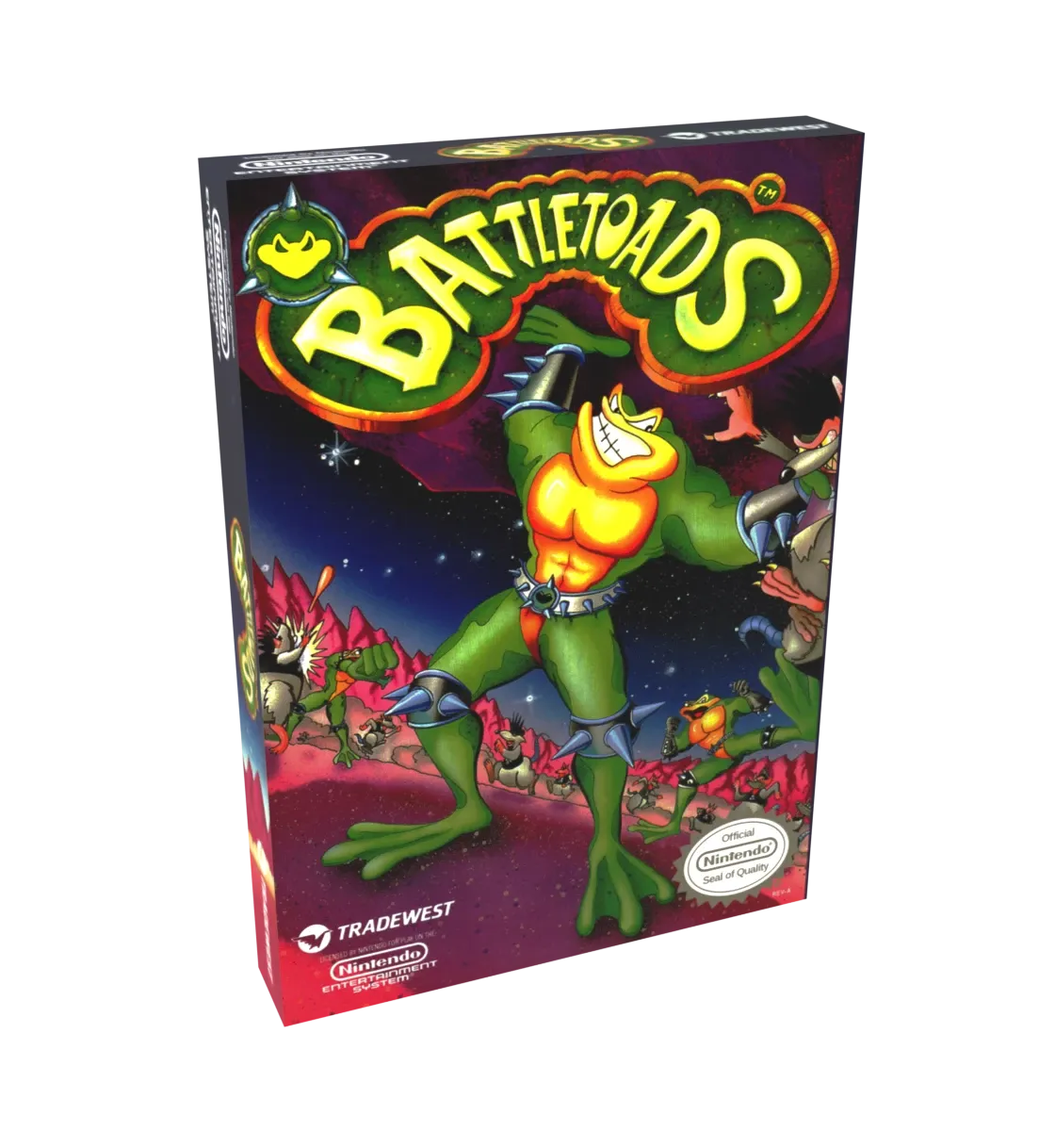 Battletoads Reproduction Box