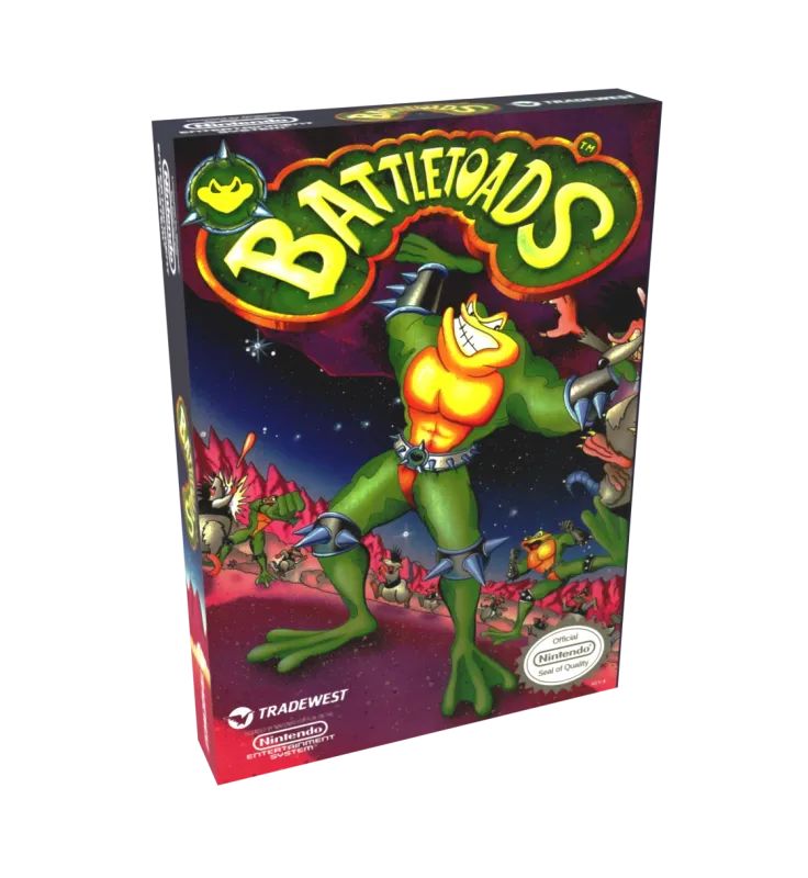 Battletoads Reproduction Box