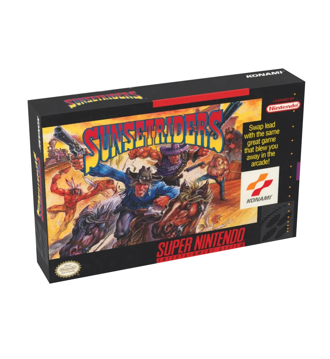 Sunset Riders Reproduction Box