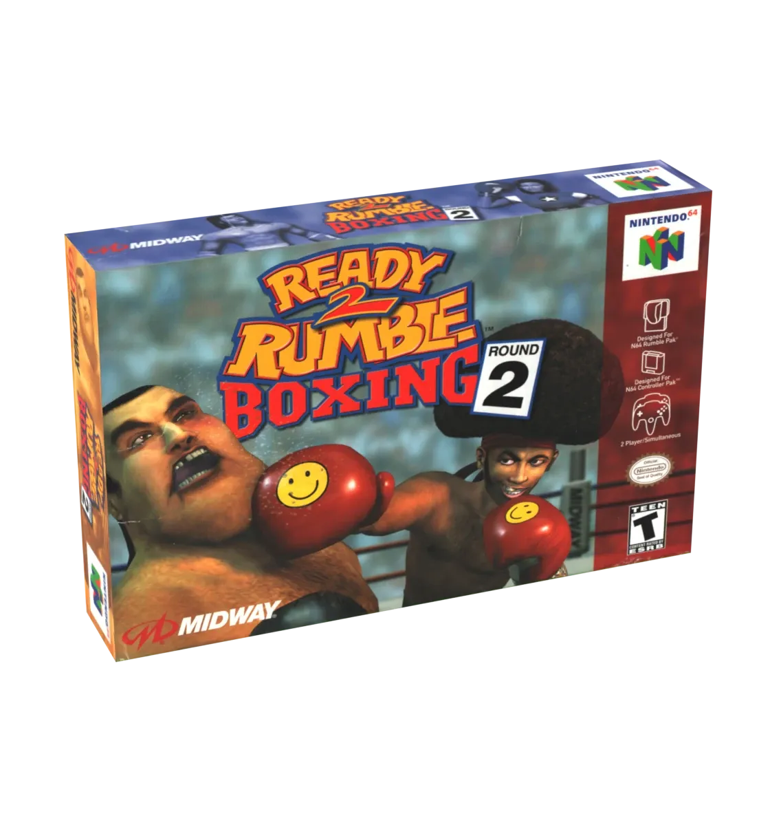 Ready 2 Rumble Boxing Round 2 Reproduction Box
