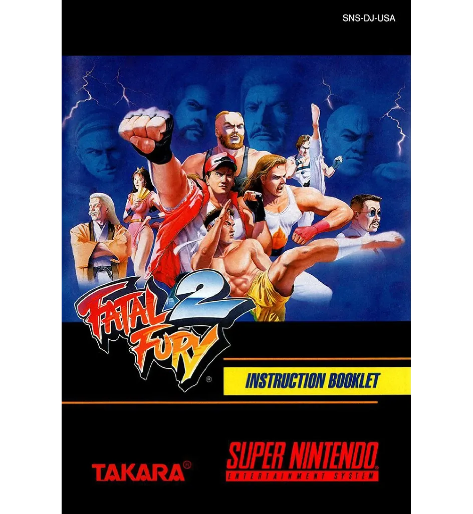 Fatal Fury 2 Reproduction Manual