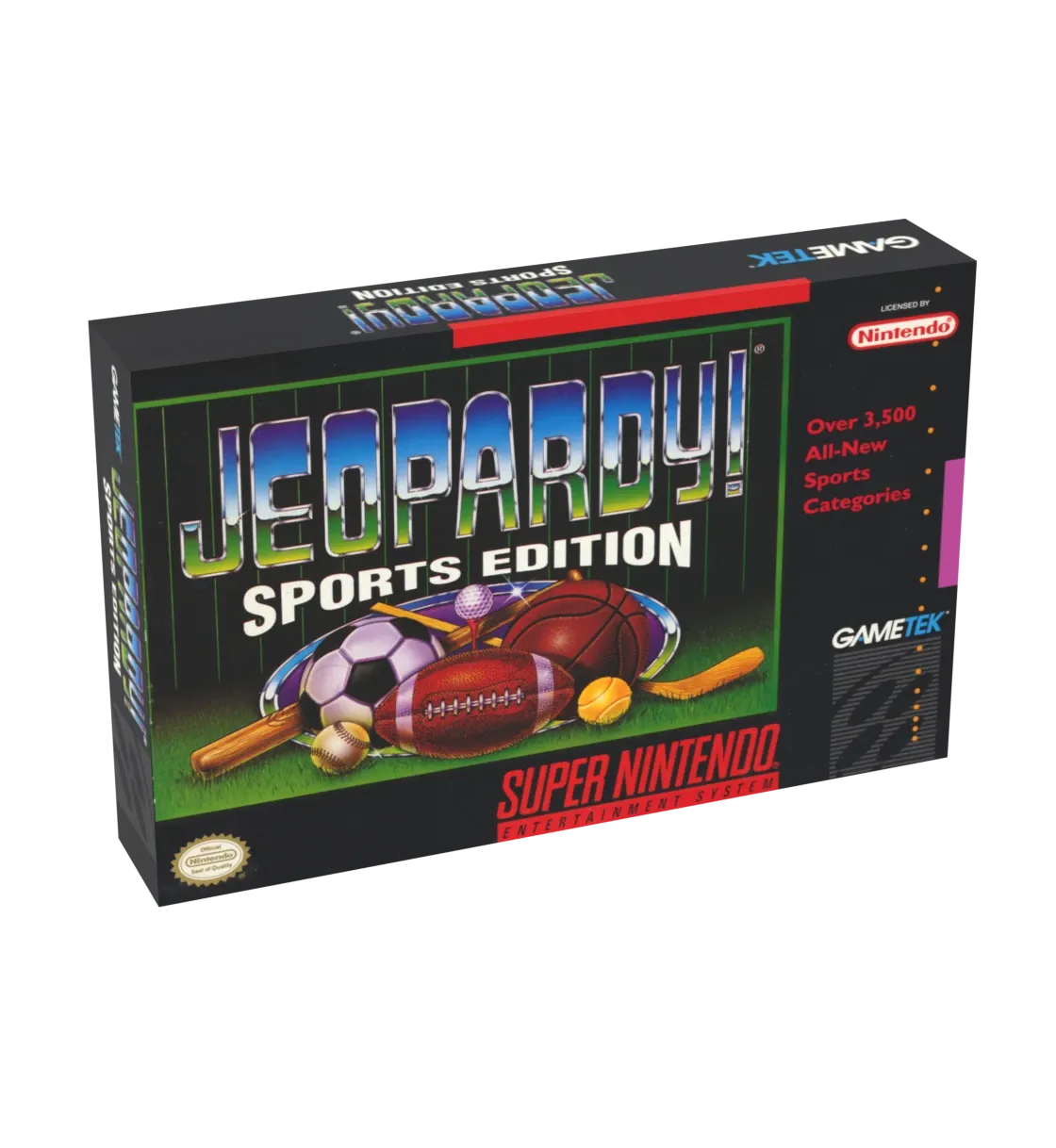Jeopardy Sports Edition Reproduction Box