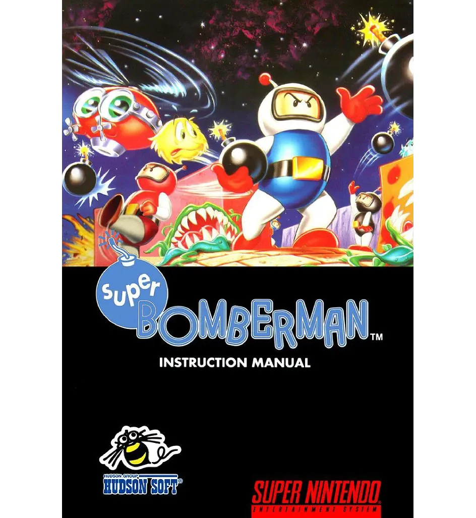 Super Bomberman Reproduction Manual