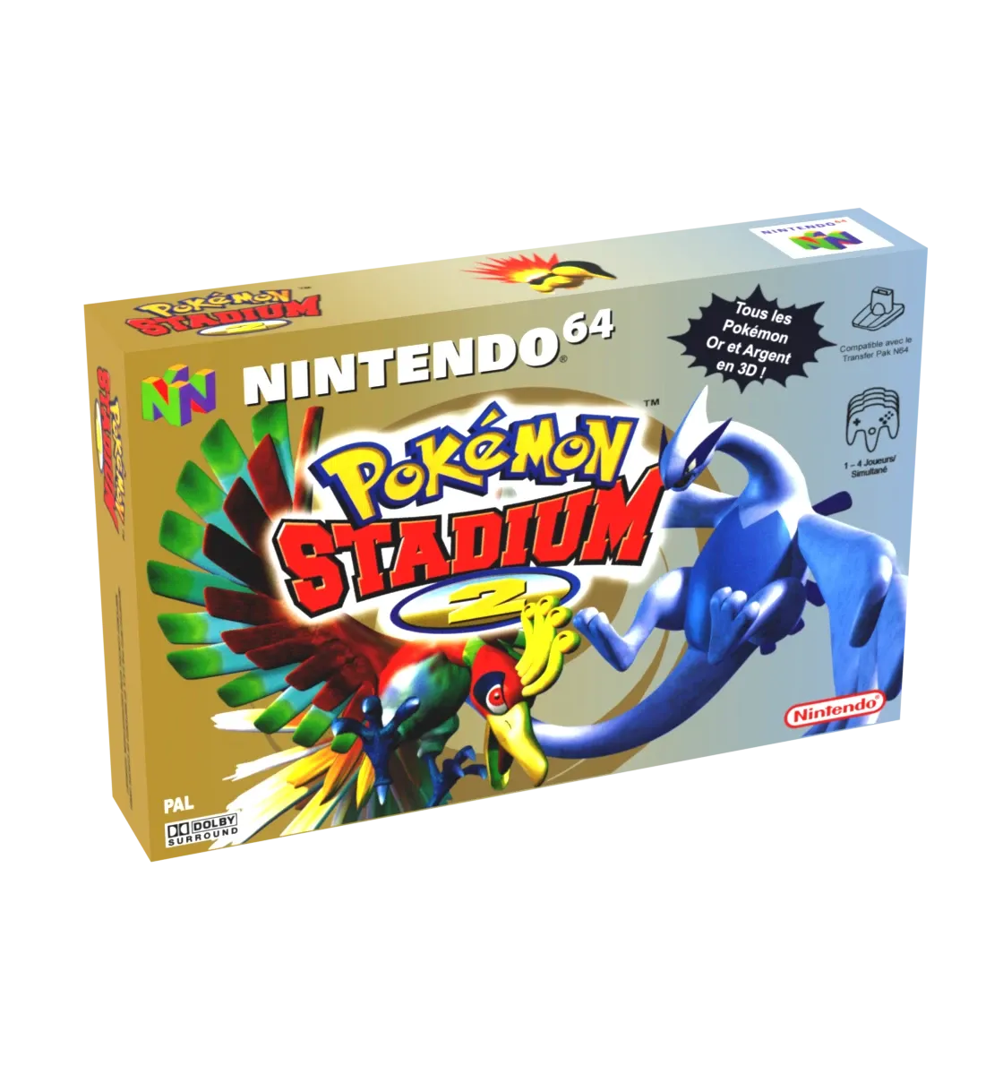 Pokemon Stadium 2 [Custom] Reproduction Box