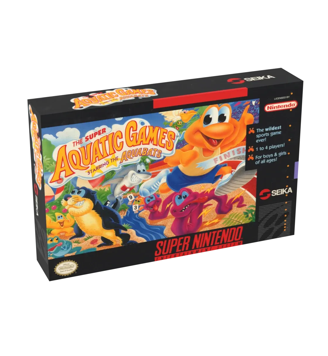The Super Aquatic Games Reproduction Box