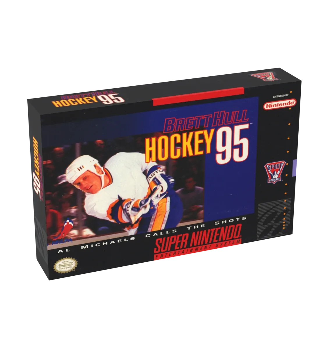Brett Hull Hockey 95 Reproduction Box