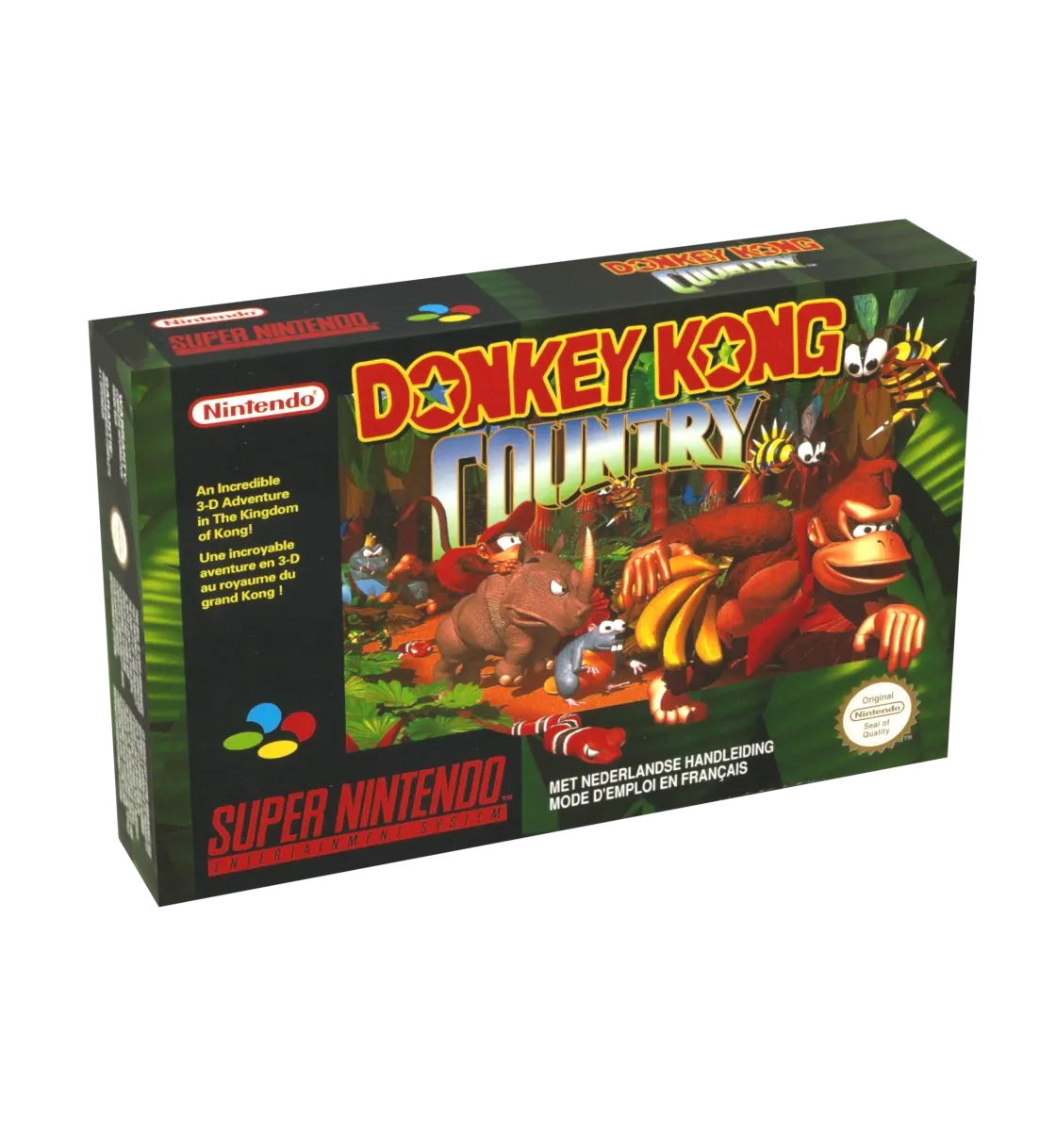 Donkey Kong Country Reproduction Box