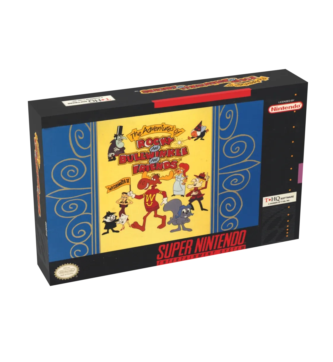 The Adventures of Rocky and Bullwinkle and Friends Reproduction Box