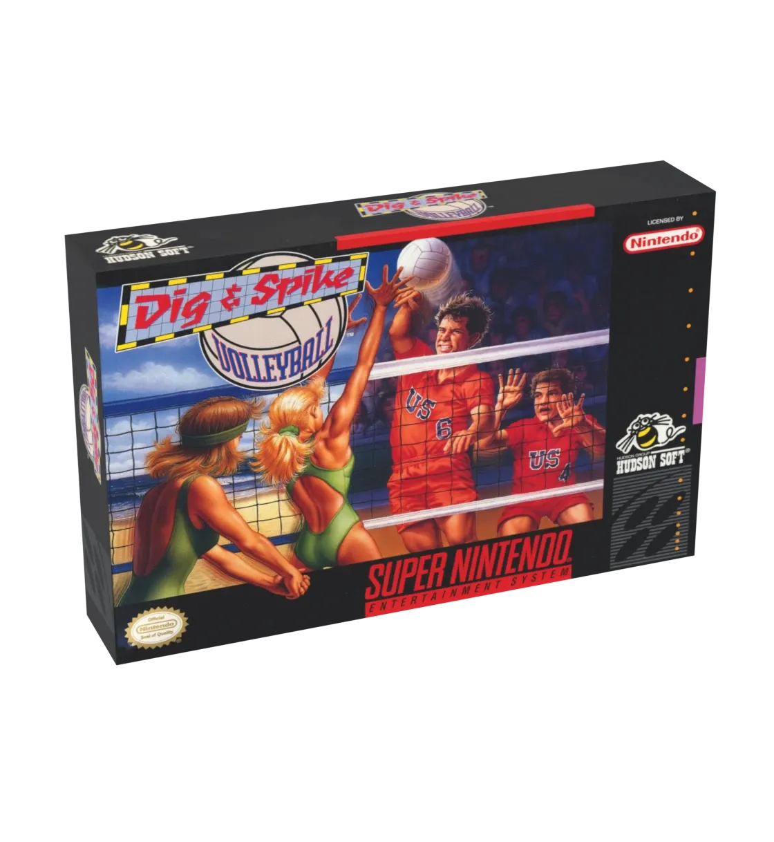 Dig and Spike Volleyball Reproduction Box