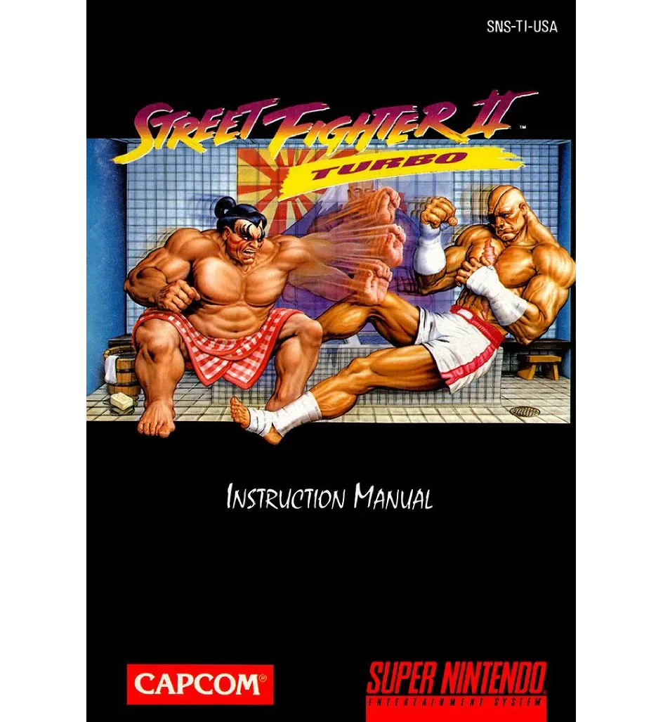 Street Fighter 2 Turbo Reproduction Manual