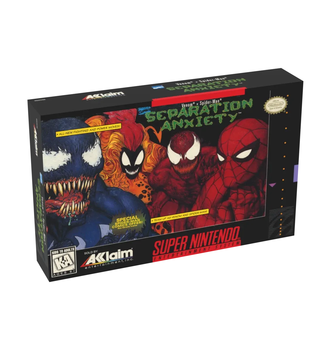 Spider-Man Venom Separation Anxiety Reproduction Box