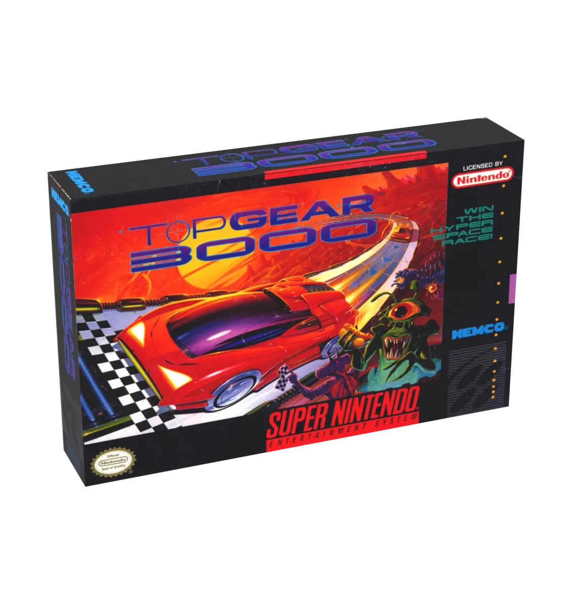 Top Gear 3000 Reproduction Box