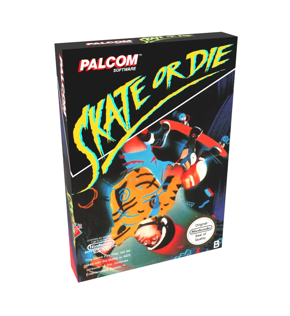 Skate or Die Reproduction Box