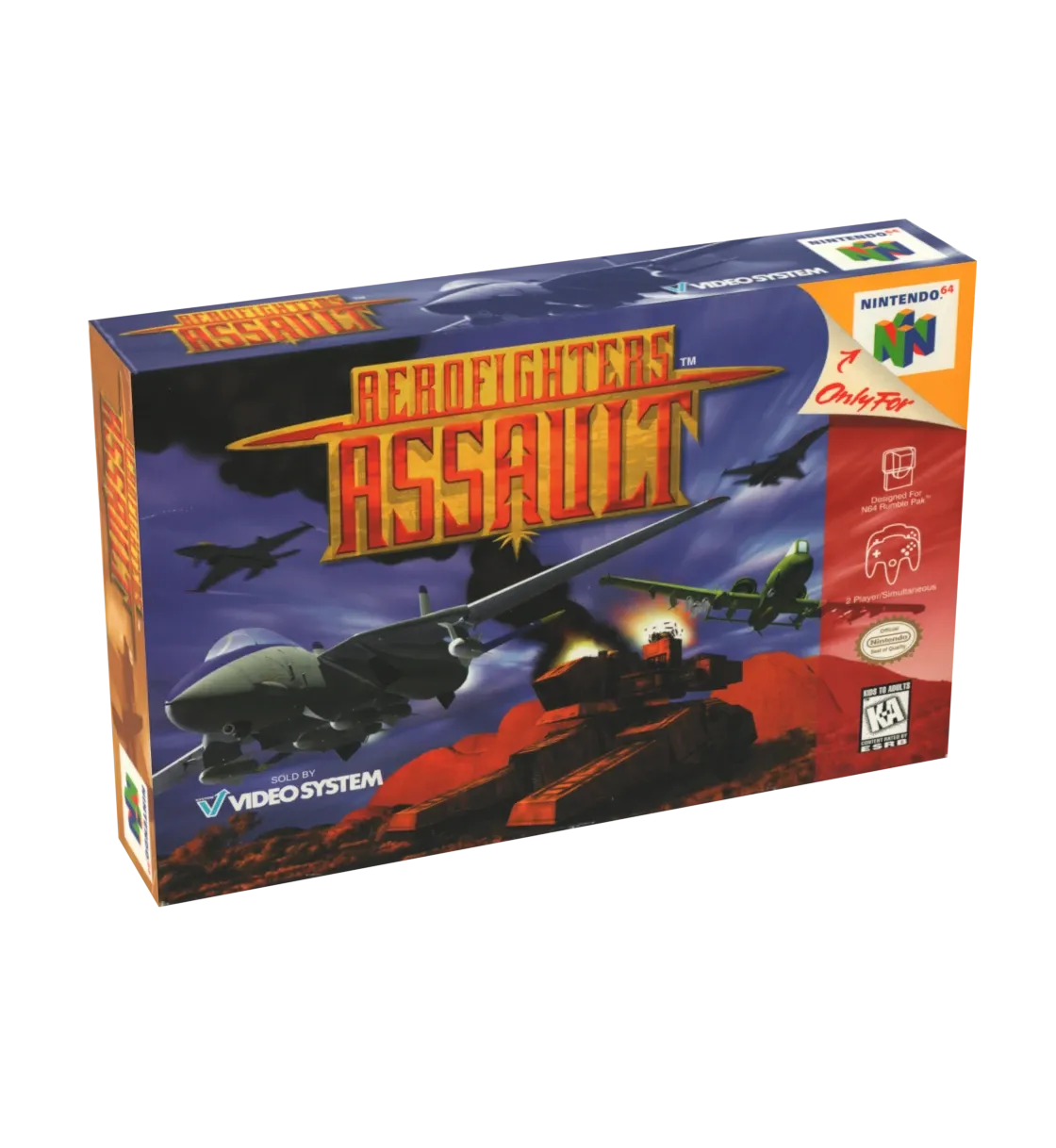 Aero Fighters Assault Reproduction Box