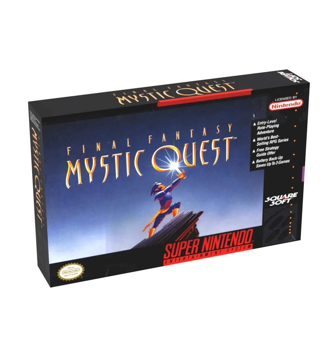 Final Fantasy Mystic Quest Reproduction Box