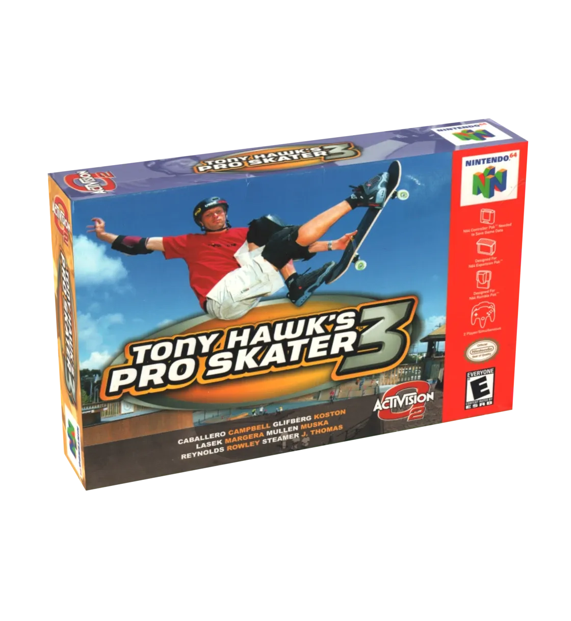 Tony Hawk&#39;s Pro Skater 3 Reproduction Box