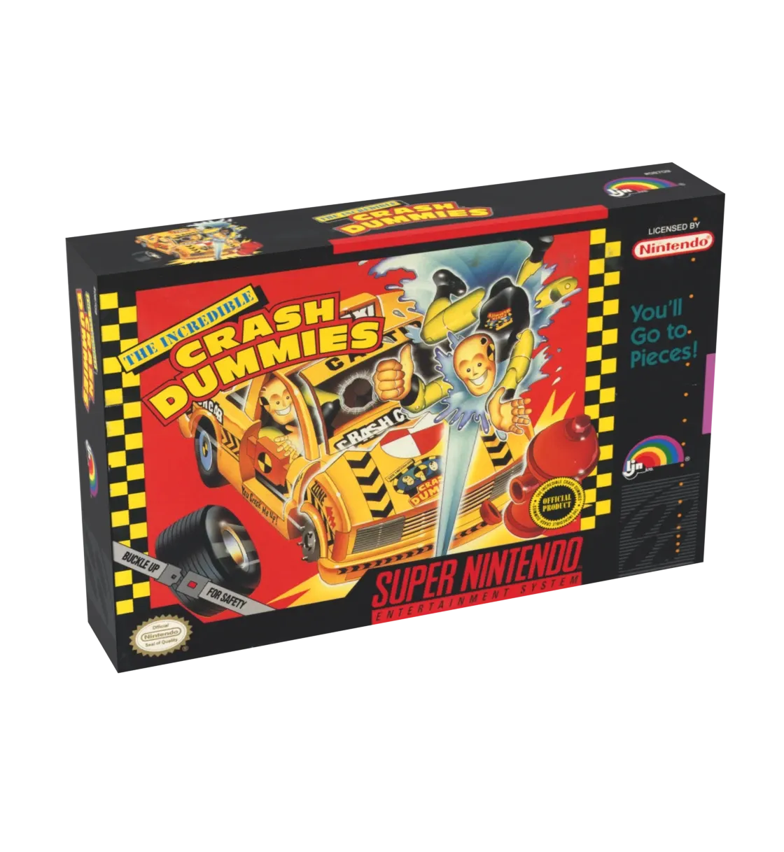The Incredible Crash Dummies Reproduction Box