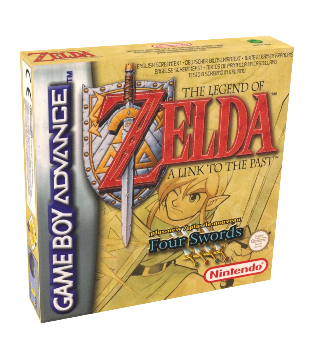 The Legend of Zelda Link to the Past Reproduction Box