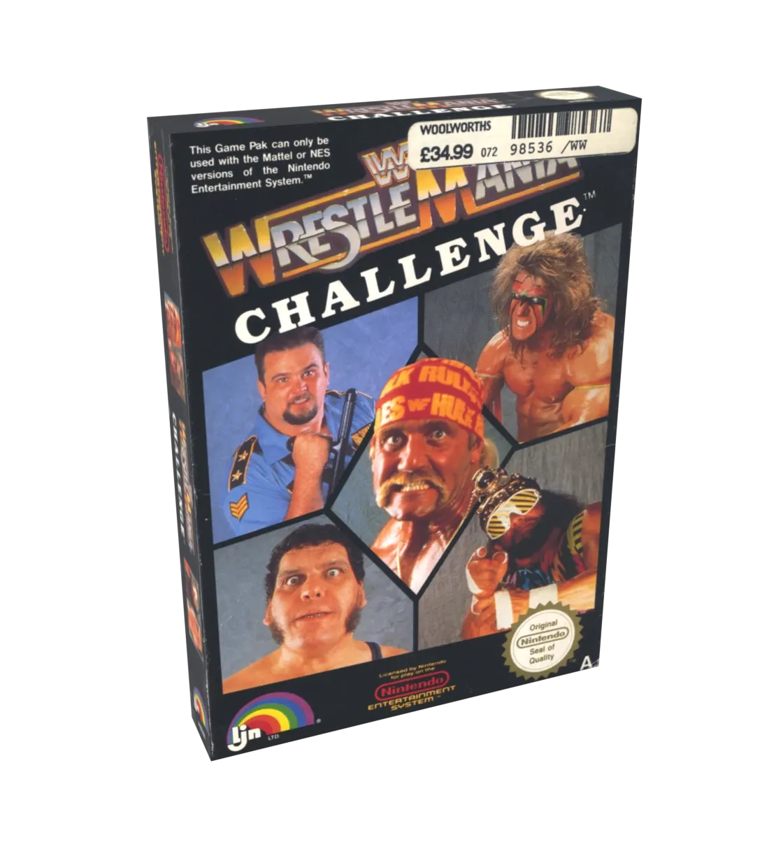 WrestleMania Challenge Reproduction Box