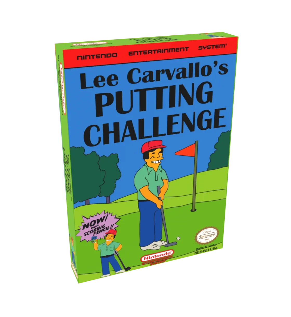 Lee Carvallos Putting Challenge Reproduction Box