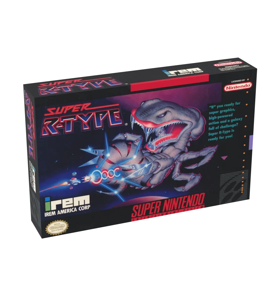 Super R-Type Reproduction Box