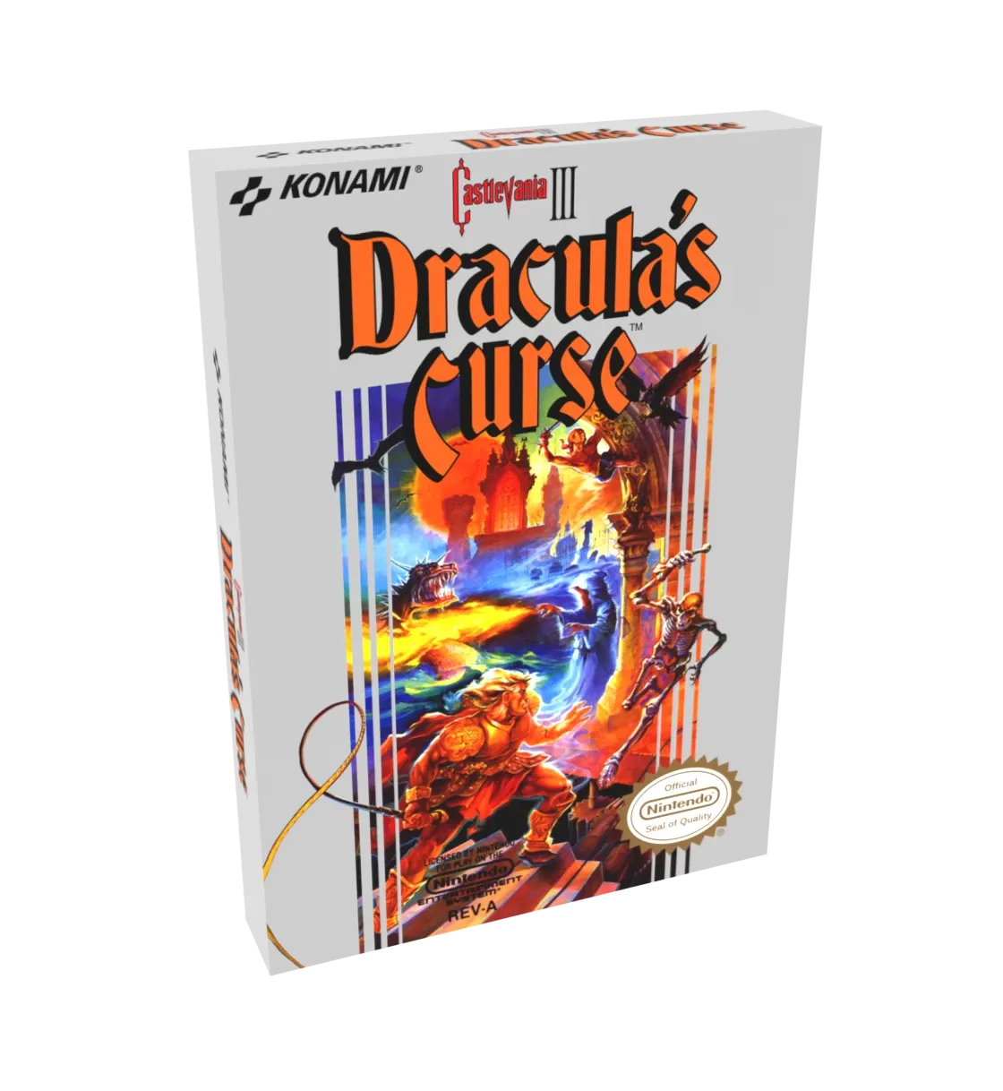 Castlevania 3 - Dracula&#39;s Curse Reproduction Box