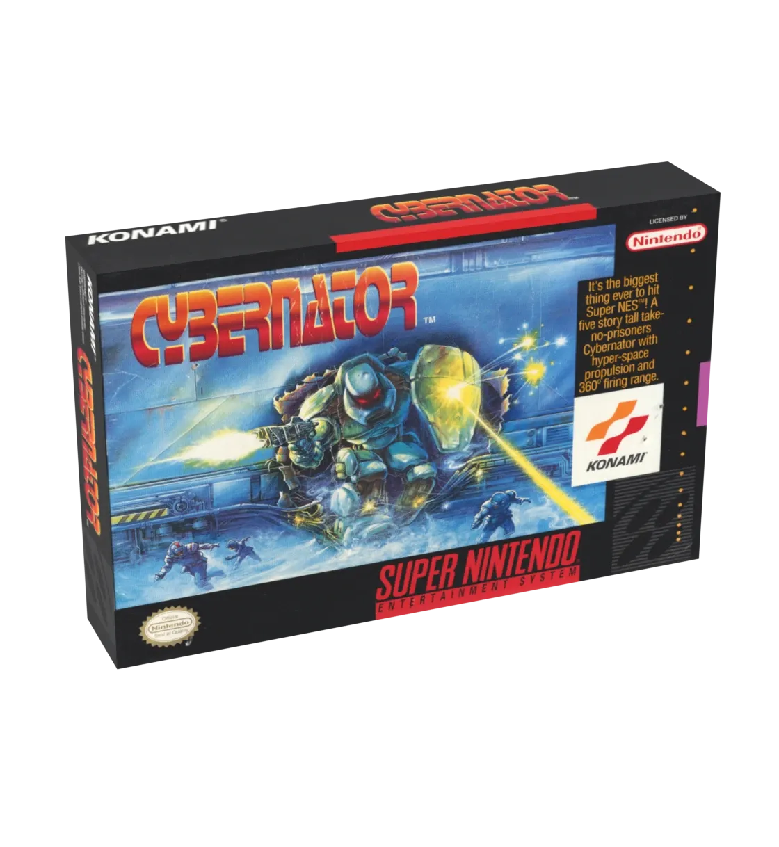 Cybernator Reproduction Box