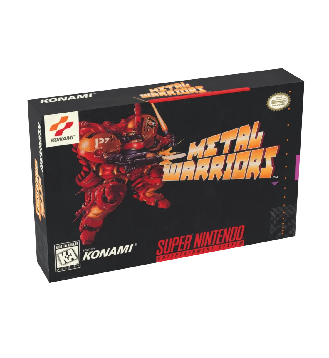 Metal Warriors Reproduction Box
