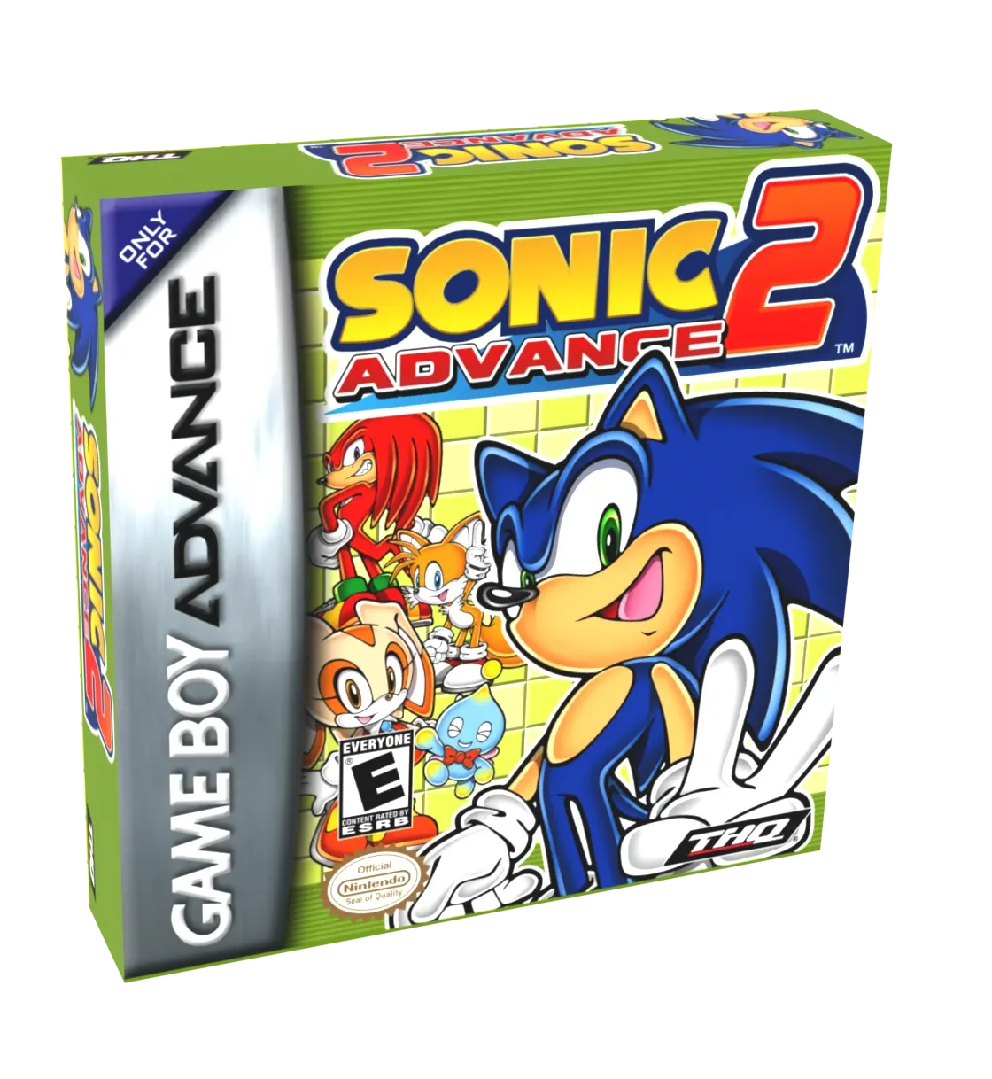 Sonic Advance 2 Reproduction Box