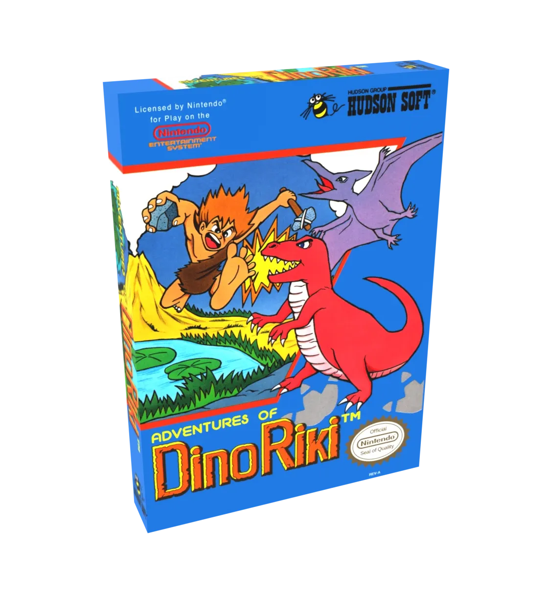 Adventures of Dino Riki Reproduction Box