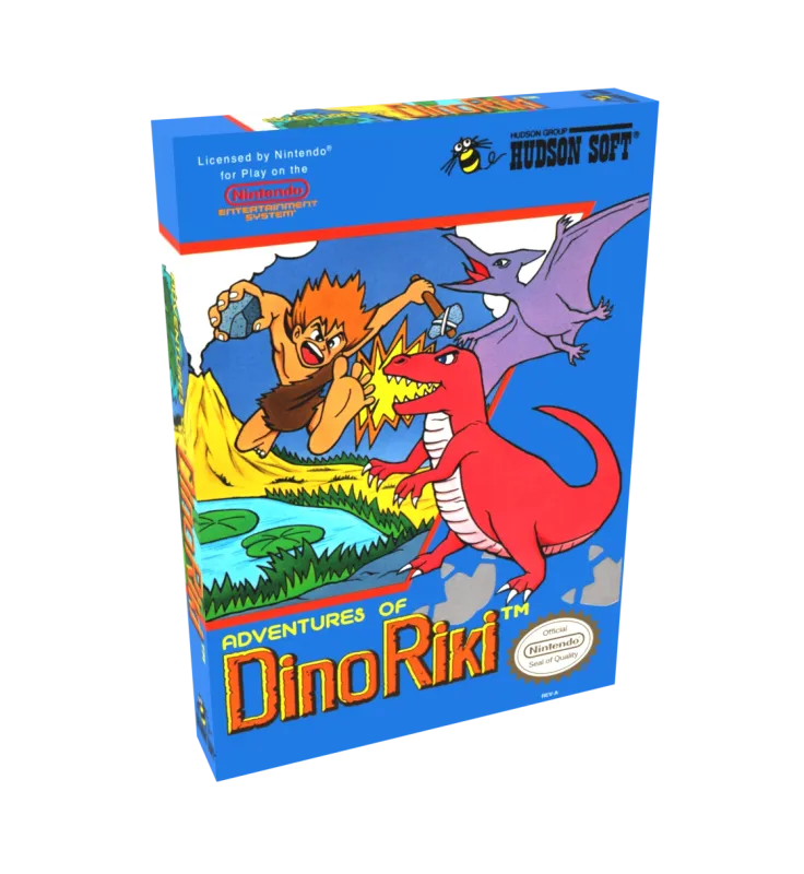 Adventures of Dino Riki Reproduction Box