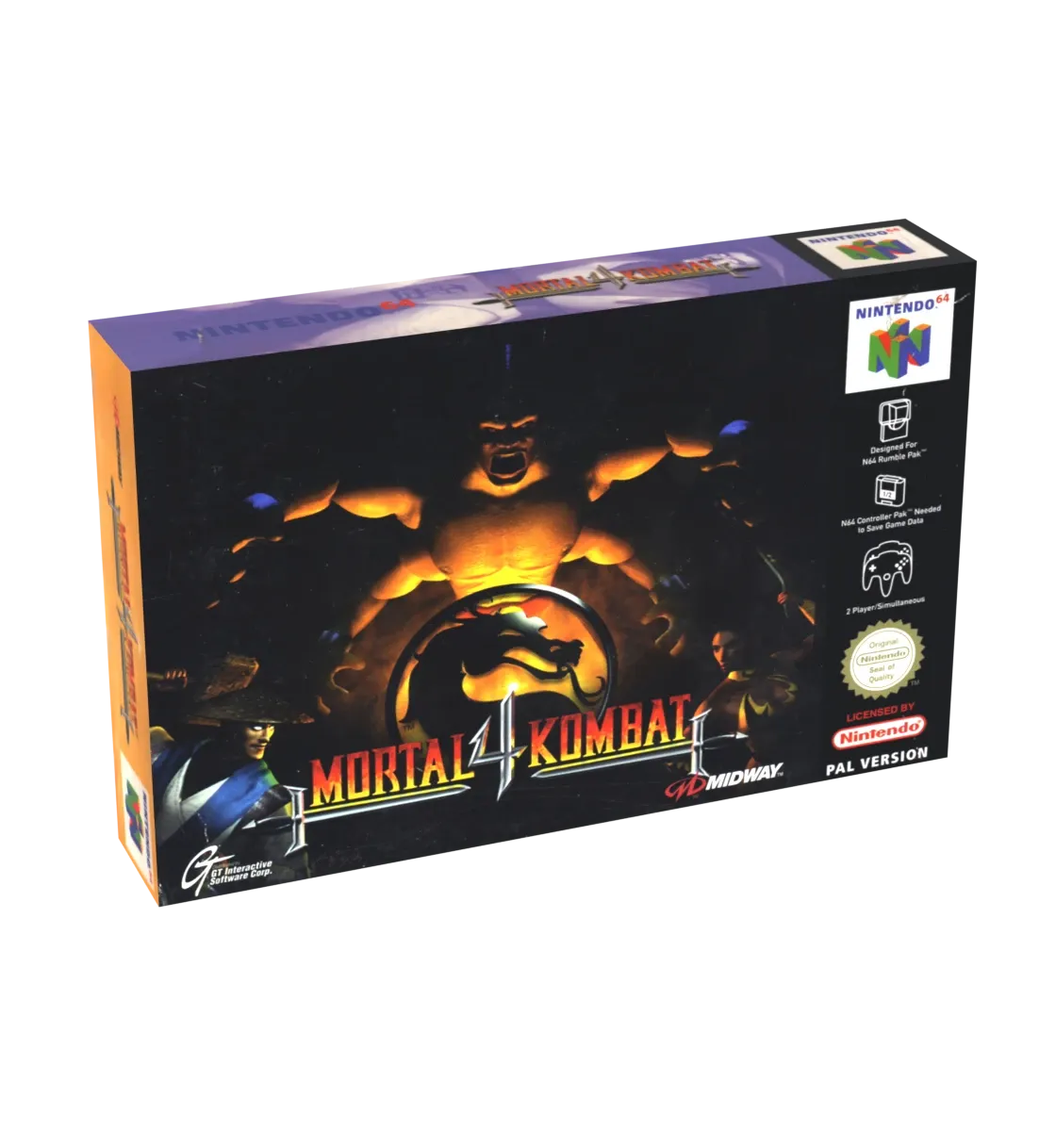 Mortal Kombat 4 Reproduction Box