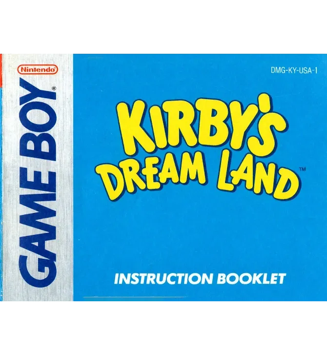 Kirby&#39;s Dream Land Reproduction Manual